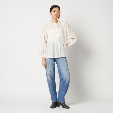 DETACHABLE FRILL BLOUSE 詳細画像 アイボリー 8