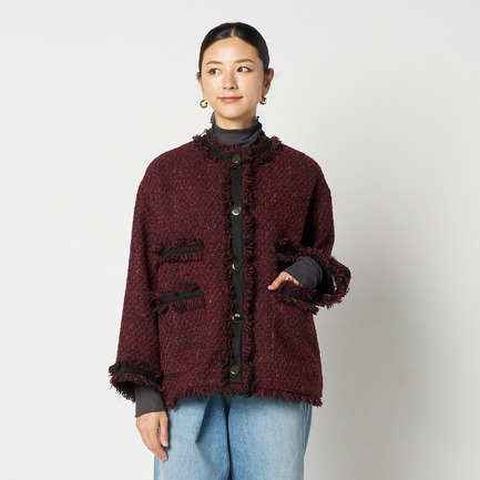 TWEED BLOUSON 詳細画像 レッド 4