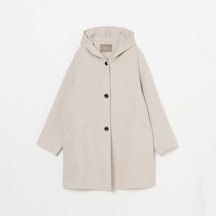 DOUBLE FACE HOODIE COAT