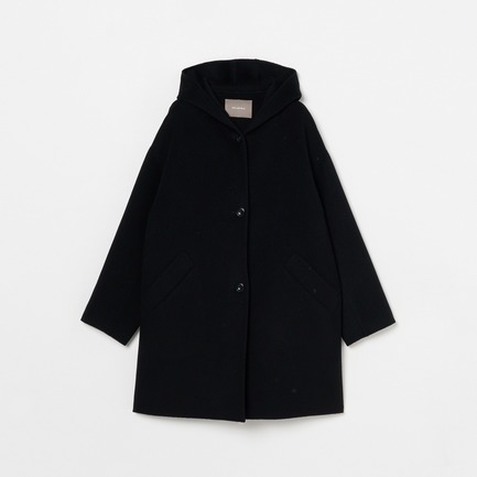 DOUBLE FACE HOODIE COAT