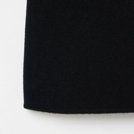 DOUBLE FACE HOODIE COAT 詳細画像 ブラック 4