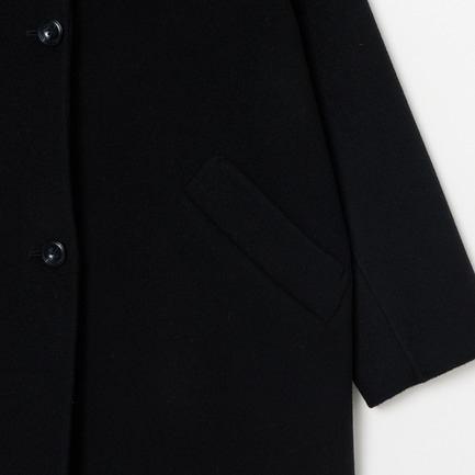 DOUBLE FACE HOODIE COAT 詳細画像 ブラック 7