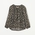 DEVEAUX PRINT GATHERED BLOUSE 詳細画像