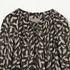 DEVEAUX PRINT GATHERED BLOUSE 詳細画像