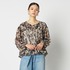 DEVEAUX PRINT GATHERED BLOUSE 詳細画像
