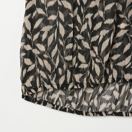 DEVEAUX PRINT GATHERED BLOUSE 詳細画像 モノトーン系 4