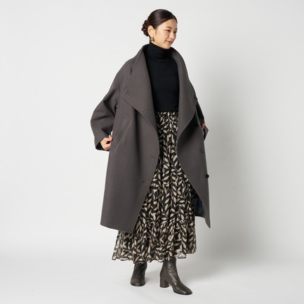 DEVEAUX PRINT GATHERED BLOUSE 詳細画像 モノトーン系 7