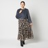 DEVEAUX PRINT GATHERED SKIRT 詳細画像
