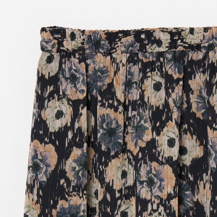 DEVEAUX PRINT GATHERED SKIRT 詳細画像 オレンジ系 3