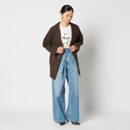 HERRINGBONE KNIT JACKET 詳細画像 ダークブラウン 10