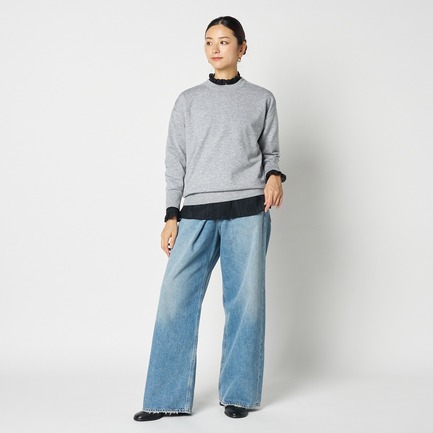 SIDE V GUSSET KNIT 詳細画像 ミディアムグレー 6