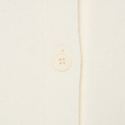 KNIT HOODIE CARDIGAN 詳細画像 アイボリー 5