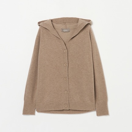 KNIT HOODIE CARDIGAN