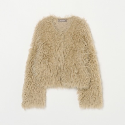 FUR KNIT CARDIGAN