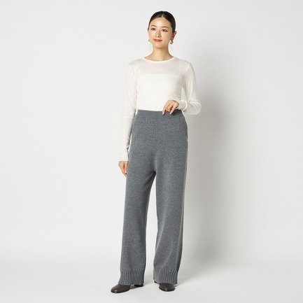 KNIT PANTS 詳細画像 ミディアムグレー 4