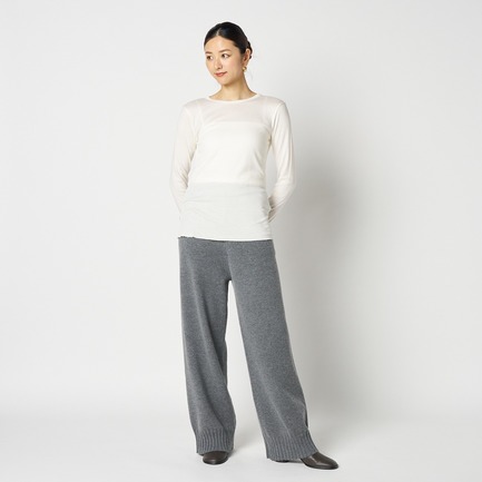 KNIT PANTS 詳細画像 ミディアムグレー 5