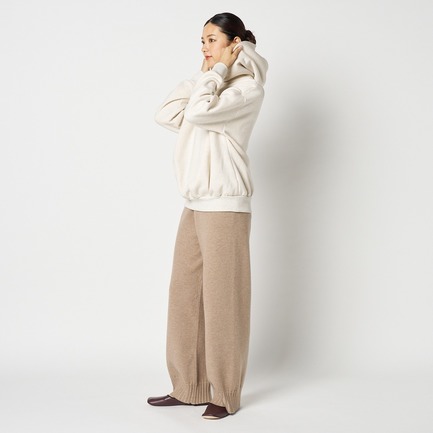 GATHERED WAIST SWEAT HOODIE 詳細画像 アイボリー 10