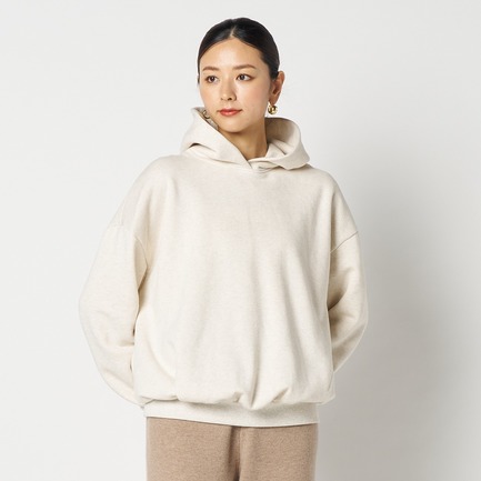 GATHERED WAIST SWEAT HOODIE 詳細画像 アイボリー 8
