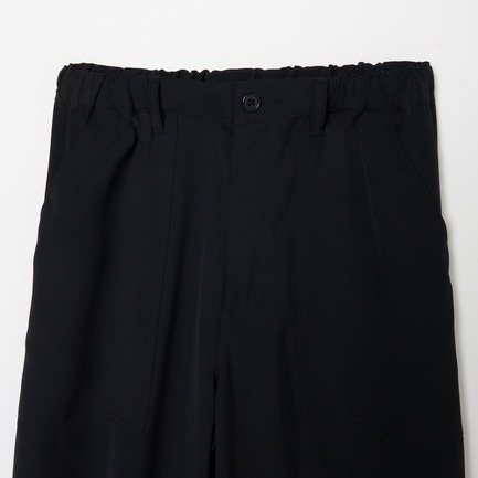 DRAPE TWILL MILITARY PANTS 詳細画像 ブラック 2