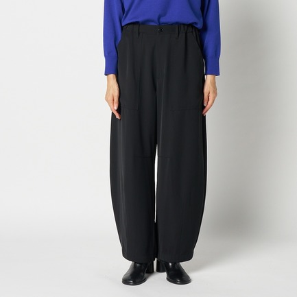 DRAPE TWILL MILITARY PANTS 詳細画像 ブラック 6