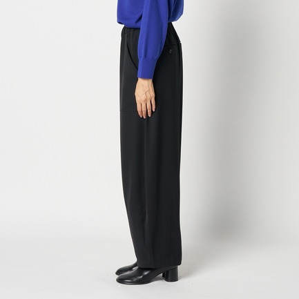 DRAPE TWILL MILITARY PANTS 詳細画像 ブラック 7