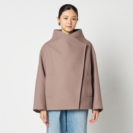 WOOL STAND COLLAR BLOUSON 詳細画像 ダークブラウン 1