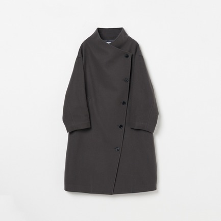 WOOL STAND COLLAR COAT