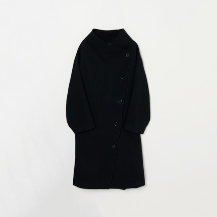 WOOL STAND COLLAR COAT