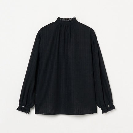 RACE FRILL COLLAR BLOUSE 詳細画像 ブラック 1