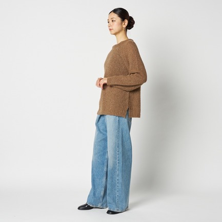 GLITTER BOUCLE KNIT 詳細画像 ダークブラウン 11