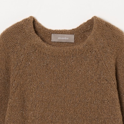 GLITTER BOUCLE KNIT 詳細画像 ダークブラウン 2