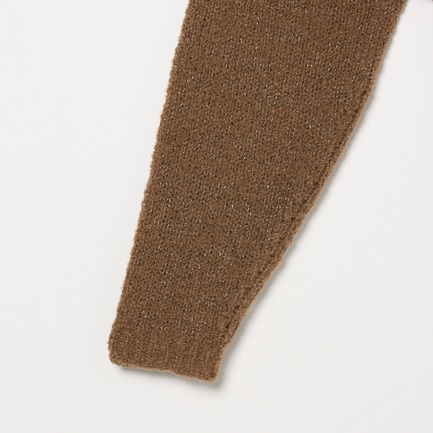 GLITTER BOUCLE KNIT 詳細画像 ダークブラウン 3