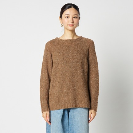 GLITTER BOUCLE KNIT 詳細画像 ダークブラウン 5
