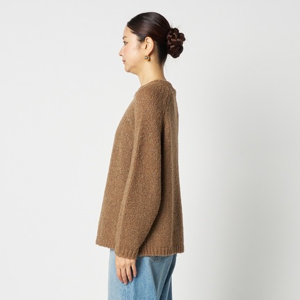 GLITTER BOUCLE KNIT 詳細画像 ダークブラウン 6