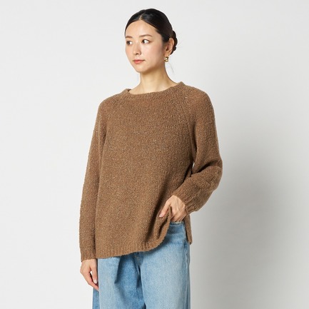GLITTER BOUCLE KNIT 詳細画像 ダークブラウン 8
