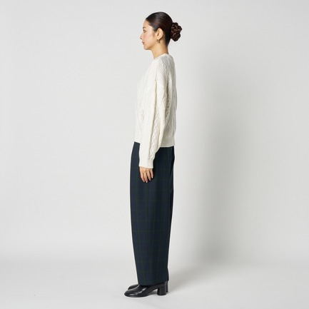 CABLE SPANGLE KNIT 詳細画像 ホワイト 2