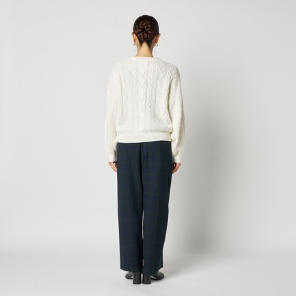 CABLE SPANGLE KNIT 詳細画像 ホワイト 3