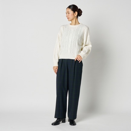 CABLE SPANGLE KNIT 詳細画像 ホワイト 5