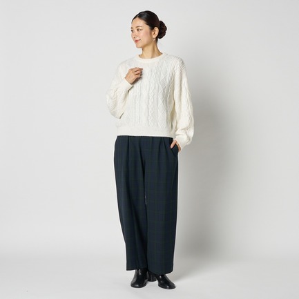 CABLE SPANGLE KNIT 詳細画像 ホワイト 6