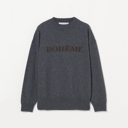 INTARSIA LOGO KNIT