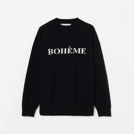 INTARSIA LOGO KNIT