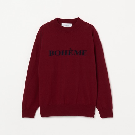 INTARSIA LOGO KNIT