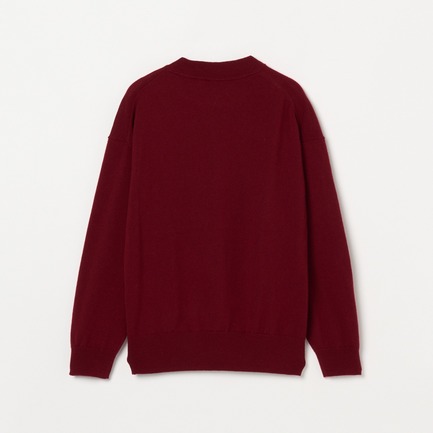 INTARSIA LOGO KNIT 詳細画像 ボルドー 1