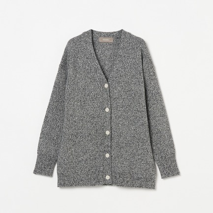 MIXED YARN V NECK CARDIGAN