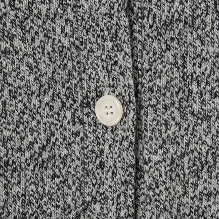 MIXED YARN V NECK CARDIGAN 詳細画像 ブラック 5