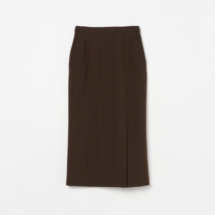 CHECK I LINE SKIRT