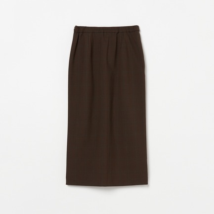 CHECK I LINE SKIRT 詳細画像 ブラウン系 1