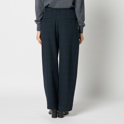 CHECK CURVY PANTS 詳細画像 グリーン系 8