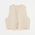 FAKE MOUTON CROPPED GILET 詳細画像