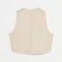 FAKE MOUTON CROPPED GILET 詳細画像